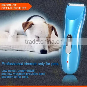 Blue Cordless Electric Rechargeable 110v Trimmer Dog thumbnail-6