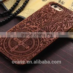 2016 Custom Engrave With Bumper Wooden Case for Iphone 5 5s. thumbnail-1