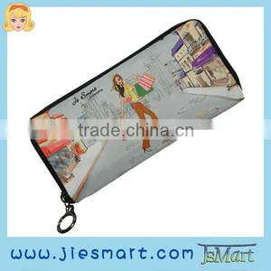 JSMART Long Wallet Shopping Girl Sublimation Printing thumbnail-1