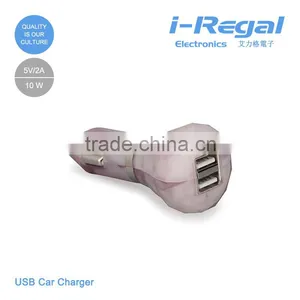 Manufactory Cheap Price OEM Micro Dual Usb Car Charger for Mobile Phone thumbnail-2