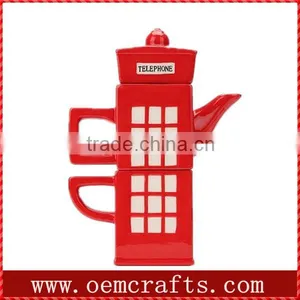 Tea Pot Handmade Red Promotion Mug thumbnail-1