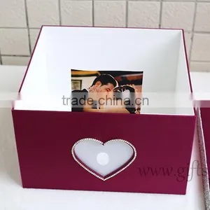 High Quality Wedding Card Box With Photo Frame / Event Card Boxes thumbnail-3