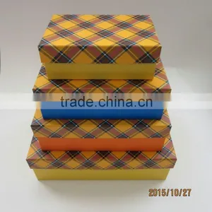Rectangular Elegant Paper Gift Box Set With Ribbon thumbnail-6