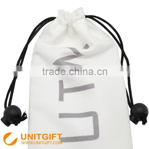 Best Selling High Quality Custom Logo Silk Pouch Soft Case Sunglasses Microfiber Pouch With Drawstring thumbnail-6