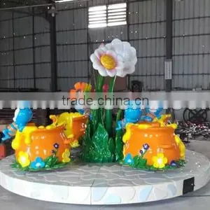 Hot Sale New Amusement Park Equipment Outdoor Playground Equipment Honey Pot Merry go Round Kiddie Ride thumbnail-6
