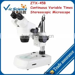 ZTX-45B Continuous Variable Times Stereoscopic Microscope thumbnail-1