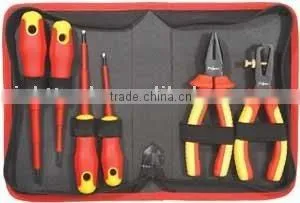 Multi Mechanical High Quality Professional Stripes Lightweight 4PCS Plier Tools Set thumbnail-1