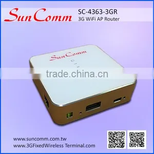 SC-4363-3GR Internal Antenna With Micro SD Slot Battery Bank 3G WiFi Router thumbnail-1