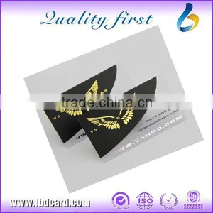 Custom Transparent Plastic Printing Business Card thumbnail-2