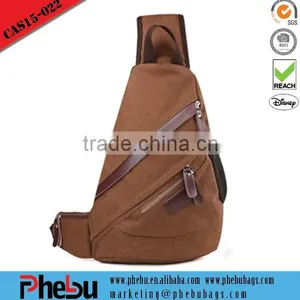 Canvas Triangle Shaped Backpack thumbnail-1
