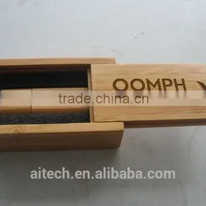 Fashion Design Promotional Gift Custom Logo Wedding Gift Wooden Usb Flash Drive With Box thumbnail-3