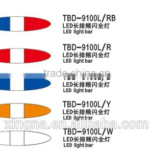 Red and Blue Led Police Lights Led Warning Strobe Light Bar TBD-9100L/BR thumbnail-2