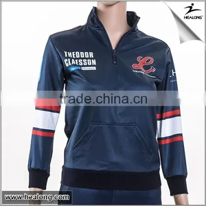 2015 Hot Sales Half-zip Cheap Custom Tracksuit for Women thumbnail-3