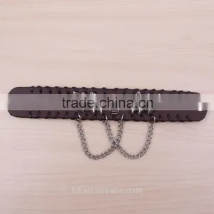 New Trend Fashion Imitation Jewelry Halloween Decoration Punk Skull Bracelet Bullet Leather Bracelet for Man Hip Pop thumbnail-6
