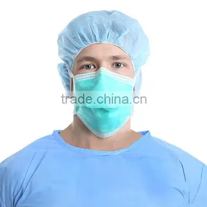 Surgical ,Food Industry Face Mask, Chamber-Style,Anti-Fog, Latex Free, Green thumbnail-2