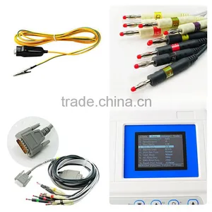 CE Approved 3.5 Inch Color Electrocardiograph / Three Channel Cheap Price of Ecg Machine thumbnail-4