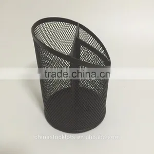 Stocklots 2016 Factory Best Selling Promotional Gifts Office and School Desk Organizer Metal Mesh Pen Holder thumbnail-4