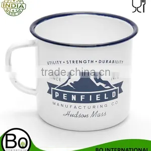 High Quality Factory Enamel Mug Customized Camping Mug Colored thumbnail-1