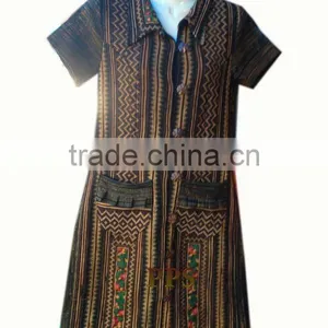 Tribal Cotton Dress thumbnail-1