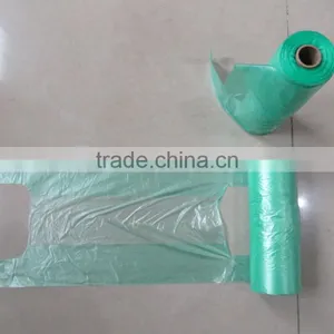 Hdpe Natural T-shirt Bags on Roll thumbnail-2