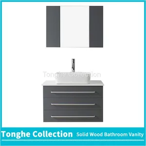 32'' Contemporary Floating Bathroom Vanity Combo thumbnail-1