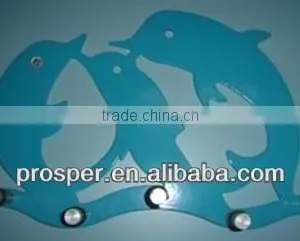 Wall Hanging Metal Hooks With Dolphin Pattern thumbnail-1