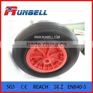 2017 Durable 16'' PU Foam Flat -free Wheelbarrow Wheel thumbnail-1
