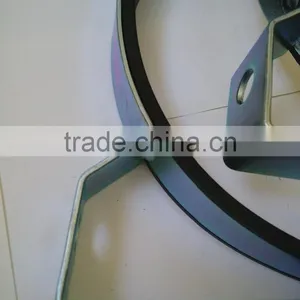 Galvanized Rubber Saddle Pipe Steel Clamp thumbnail-5