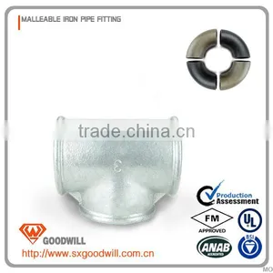 G.I Pipe Fittings Galvanized Baked Tee thumbnail-5