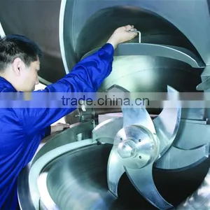 PLC Control Vacuum Meat Bowl Chopper From China Yuanchang thumbnail-1