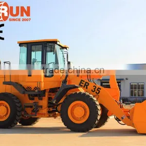 3 Ton Everun Brand New Front End Loader With Sweeper For Sale thumbnail-2