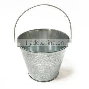 Paint Pail,round Bucket Wedding Tin Gift Box Tin Case Saving Box thumbnail-5