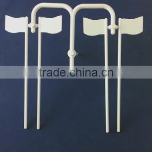 Customized Ivory White Flag Plastic Part thumbnail-1