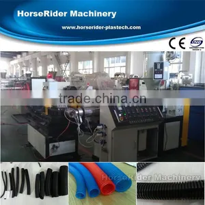 PP PE Single Wall Corrugated Hose Making Machine thumbnail-1