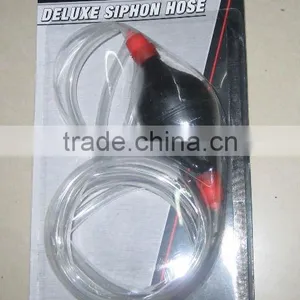 Hot Sell !1.8m Black Hand Rubber Car Siphon Pump Manual Siphon Hand Pump Hand Car Wash Hand Pump thumbnail-1