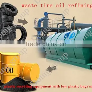 Latest Technology Waste Tire Recycling to Fuel Oil Pyrolysis Plant thumbnail-3