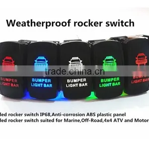 Laser Carling Dual Colors Waterproof Marine Rocker Switch thumbnail-2