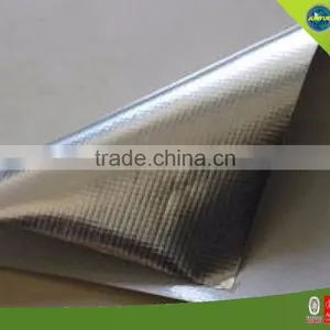 Sun Reflective Aluminum Foil Fiberglass Fabric Heat and Thermal Insulation Low Price thumbnail-1