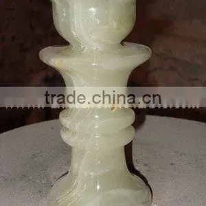 EXPORT QUALITY Modern Style ONYX CANDLE HOLDERS STANDS thumbnail-1