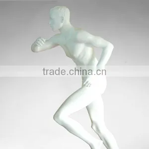 Male Running Realistic Strong Athletic Fiberglass Mannequin Display For Sale thumbnail-1