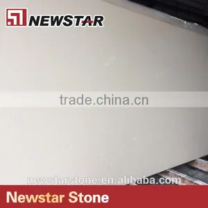 Newstar Beige Quartz Stone Slabs thumbnail-2