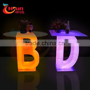 Light up Outdoor Table/ Illuminated Round Table/ Color Changing Led Table thumbnail-2