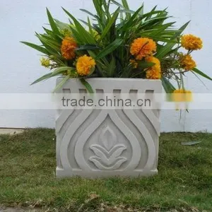 Flower Sandstone Flower Urn thumbnail-1