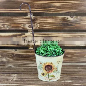 2015 New Design Paper Decal Small Metal Buckets Wholesale thumbnail-1