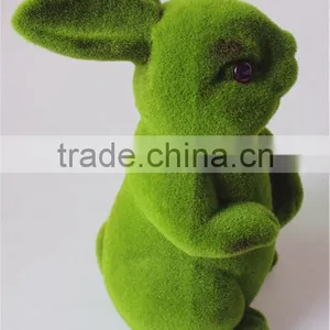 Home and Garden Easy Shopping Decorative 30cm Height Artificial Green Grass Moss Bunny Easter Rabbit E10 26T06 thumbnail-6