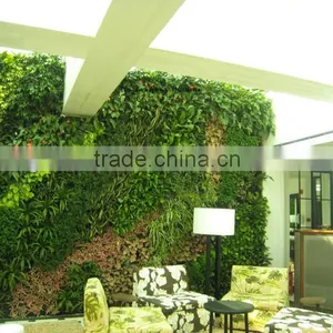 Artificial Grass Wall Fake Plastic Green Wall Cheap Plant Artificial Wall thumbnail-1