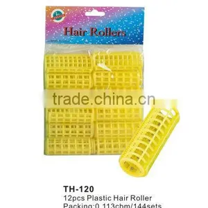 Promtion Colorful Plastic Hair Roller thumbnail-1
