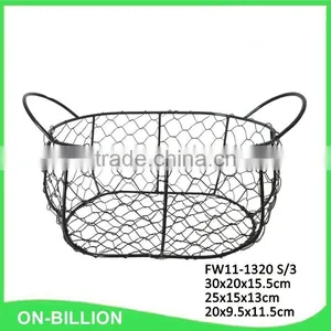 Wholesale Decorative Chicken Wire Basket thumbnail-1