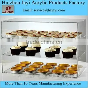 Wholesale Hot Sale Clear Acrylic Cake Stand Bakery Display Showcase Cabinet thumbnail-5