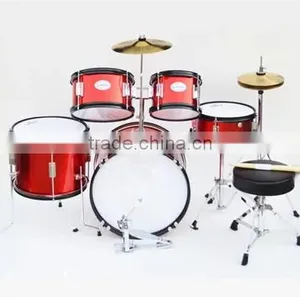 5pc Children Drum Set With Throne, Kids Percussion Drum, Junor Drum Kit thumbnail-2